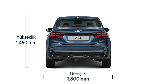 Kia Cerato Genişlik