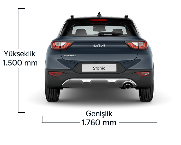 Kia Stonic Genişlik Arka Açı