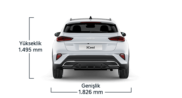 Kia XCeed Arka Genişlik